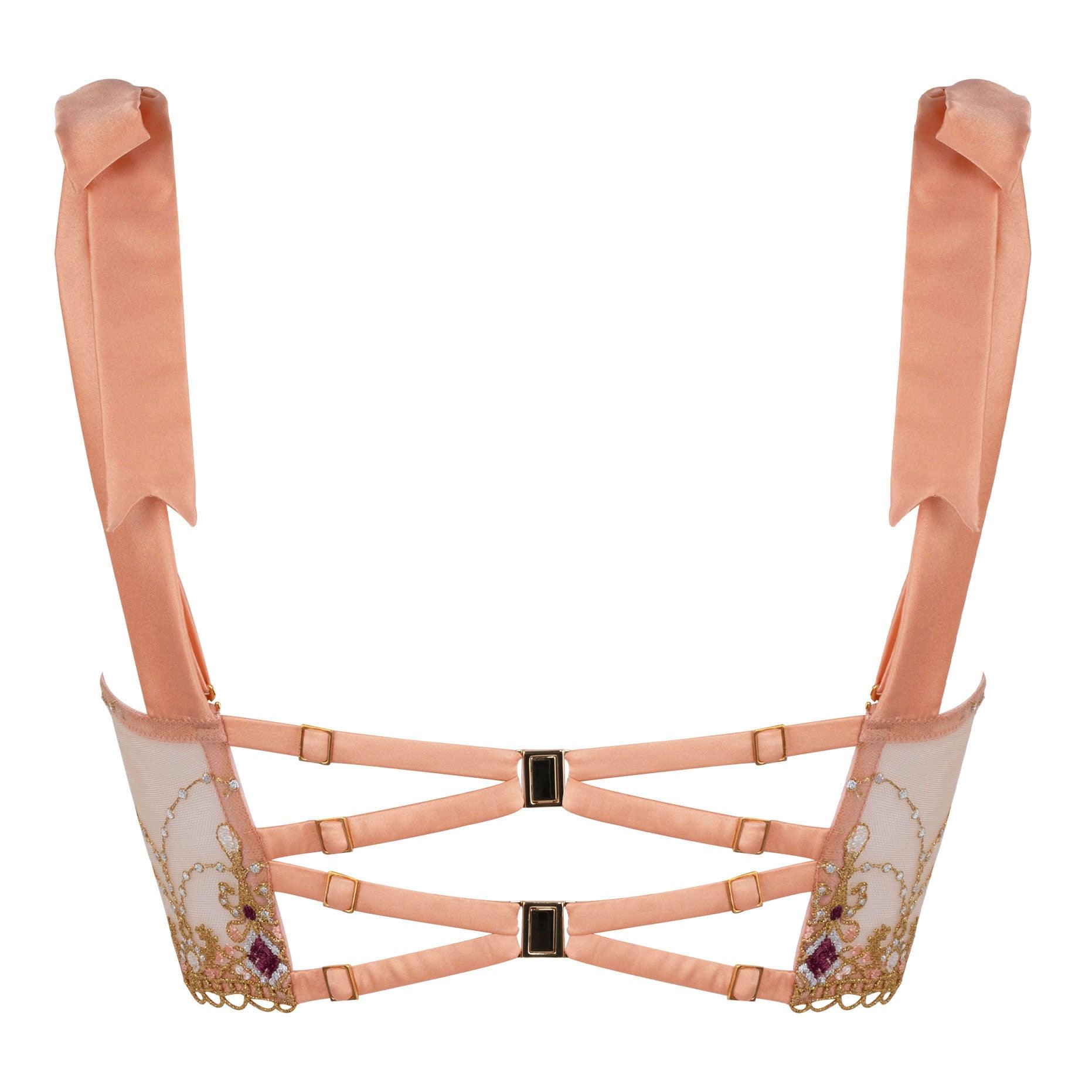 Adela Longline Bra - Passionfruit