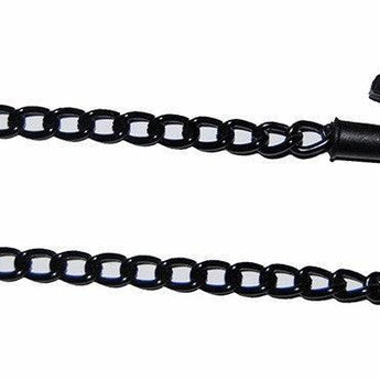 Alligator Tip Clamp with Black Link Chain - Passionfruit