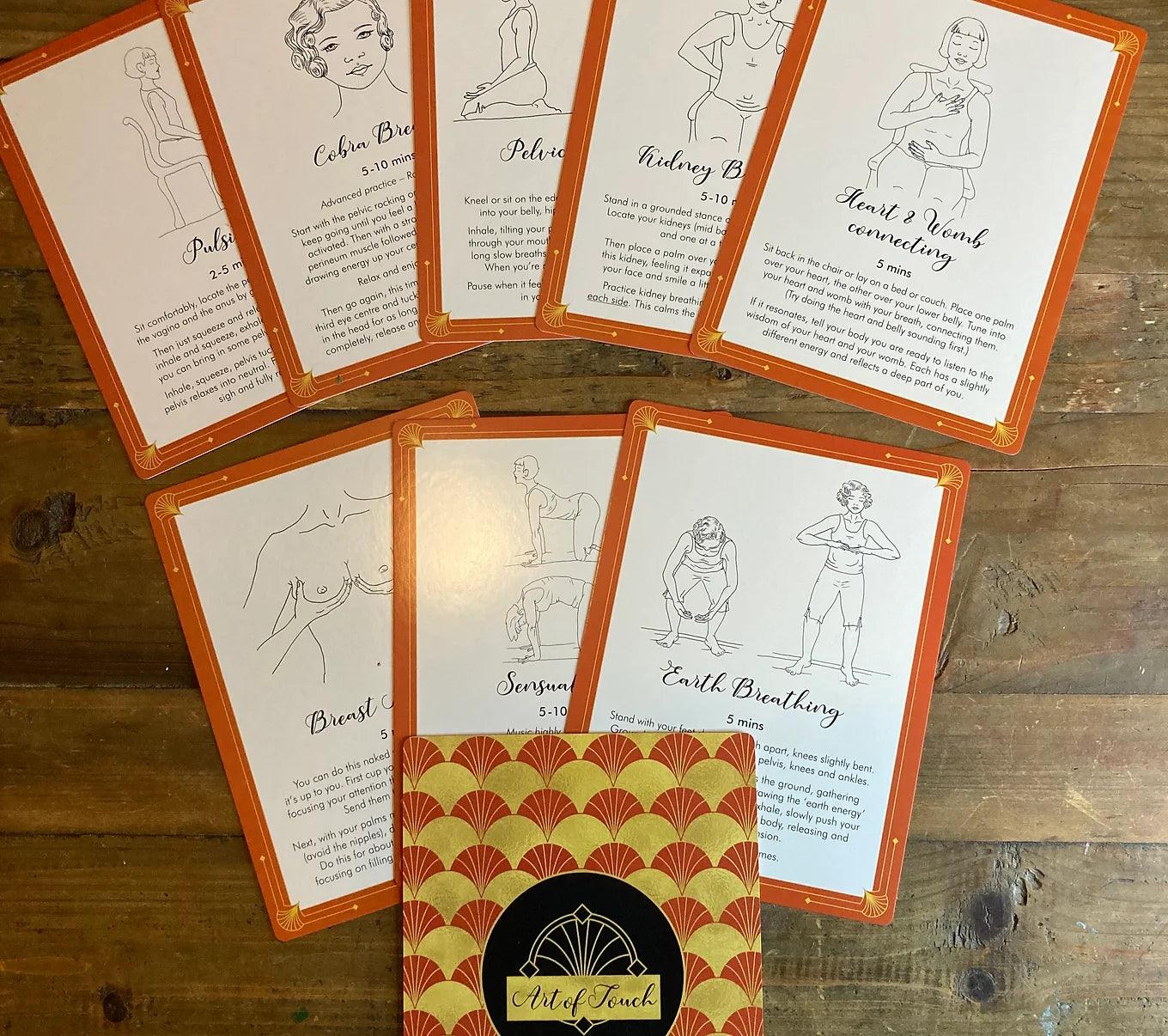Art Of Touch Cards: Practices for Embodiment, Connection & Awakening - Passionfruit