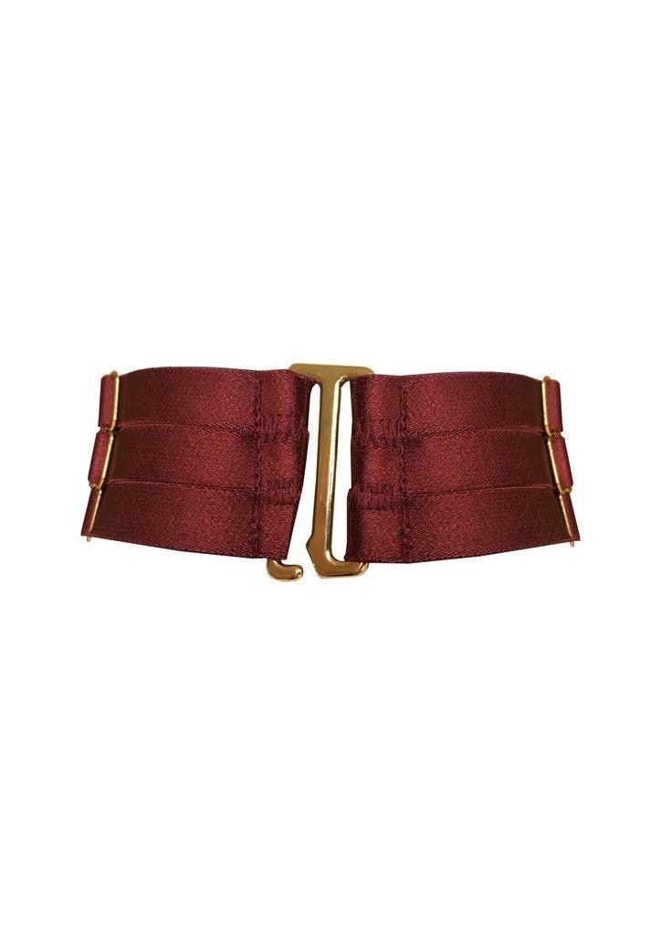 Bondage Collar by Bordelle - Passionfruit