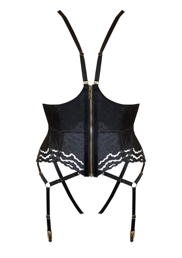 Dala Underbust Basque - Bordelle - Passionfruit