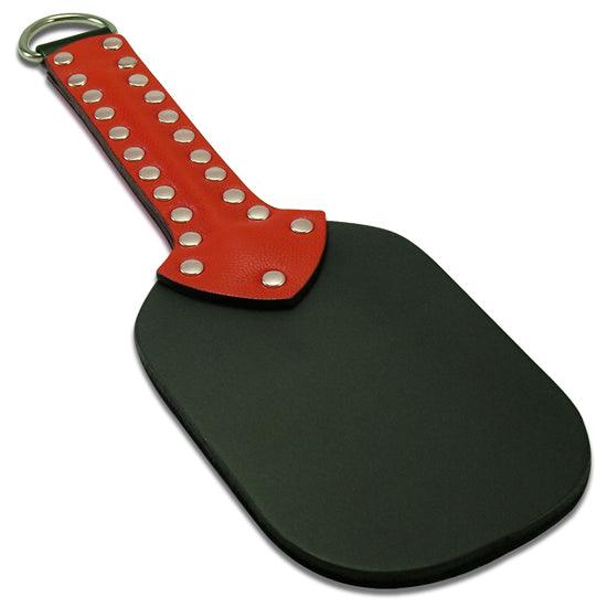 Leather and Fur Pleasure Paddle: Wild Hide - Passionfruit