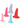 She-Ology 5 Piece Wearable Vaginal Dilator Set - Passionfruit