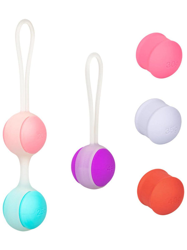 She-Ology Interchageable Weighted Kegel Set - Passionfruit