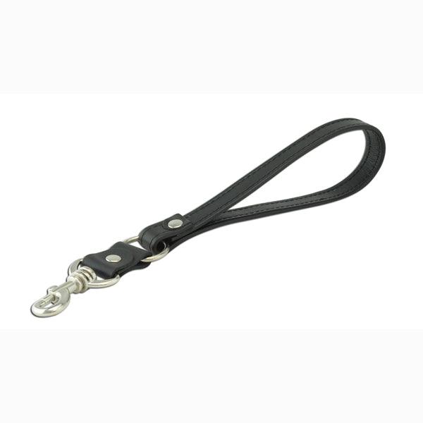 Short Leather Lead: Wild Hide - Passionfruit