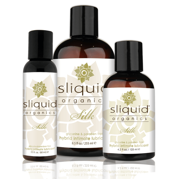 Sliquid Organics: Silk Hybrid with 12% Silicone - various sizes - Passionfruit