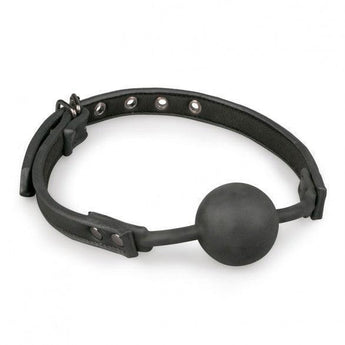 Vegan Ball Gag with Silicone Ball: Easy Toys - Passionfruit