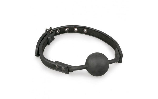 Vegan Ball Gag with Silicone Ball: Easy Toys - Passionfruit