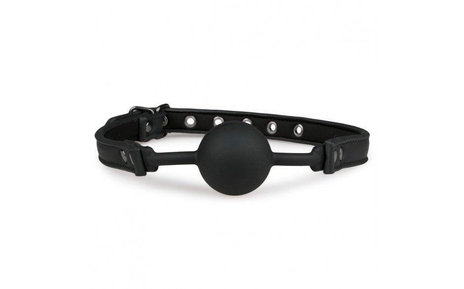 Vegan Ball Gag with Silicone Ball: Easy Toys - Passionfruit